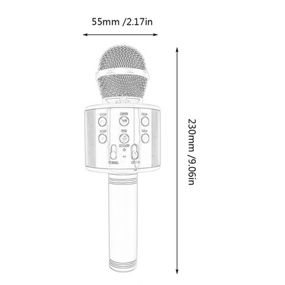 Micrófono con bluetooth