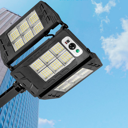 Luz solar plegable con mando