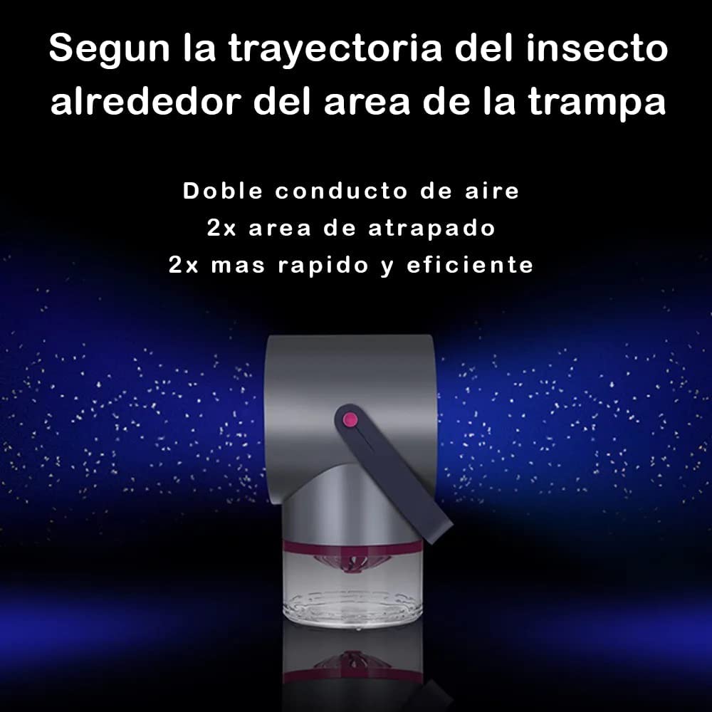 Lampara anti mosquitos silenciosa