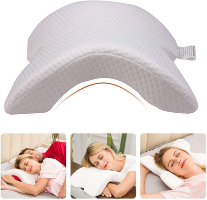 Almohada viscoelástica con arco para brazos